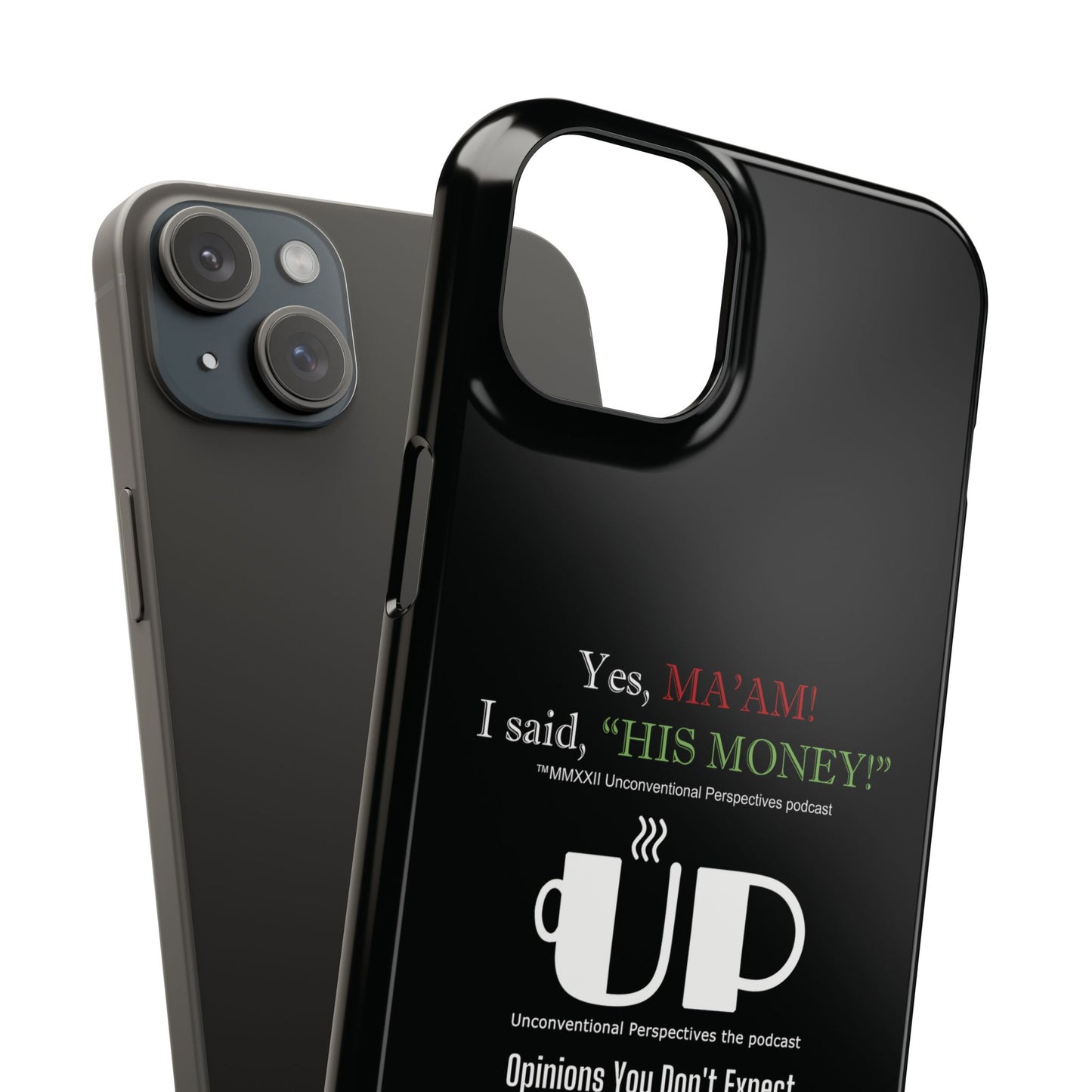 Ma'am His Money Slim Cases, Black - WL