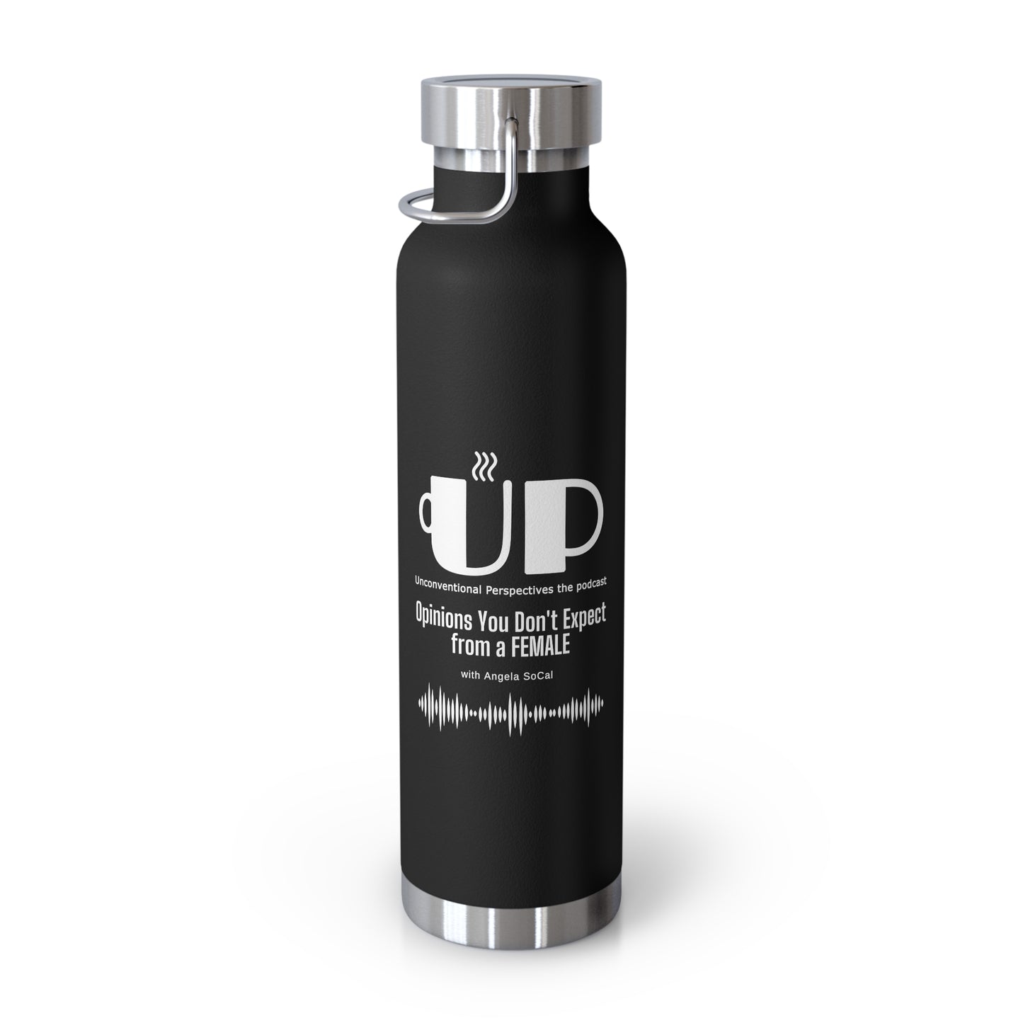 Ma'am His Money Vacuum Insulated Bottle, 22oz, Black - WL