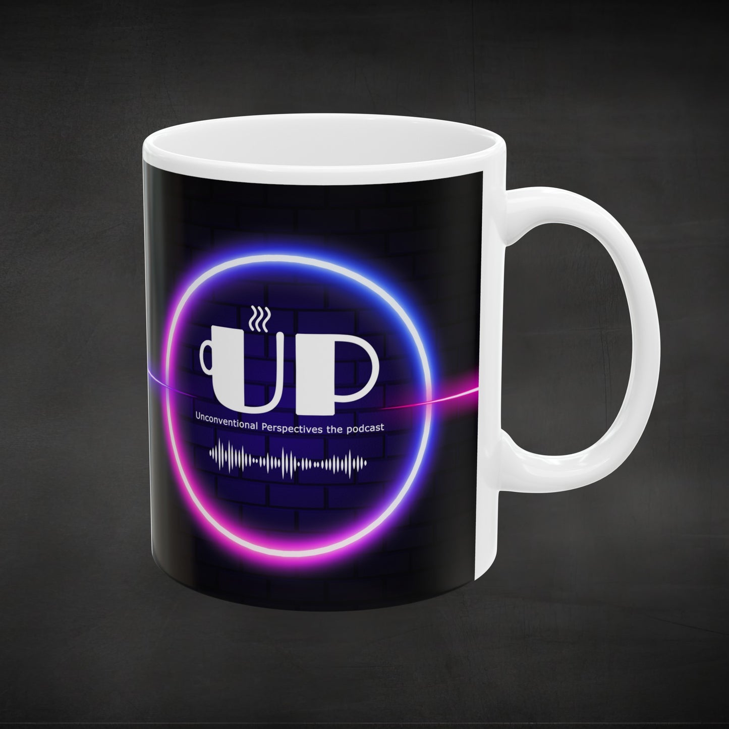 UP the Podcast Signature Line - Ceramic Mug 11oz or 15 oz