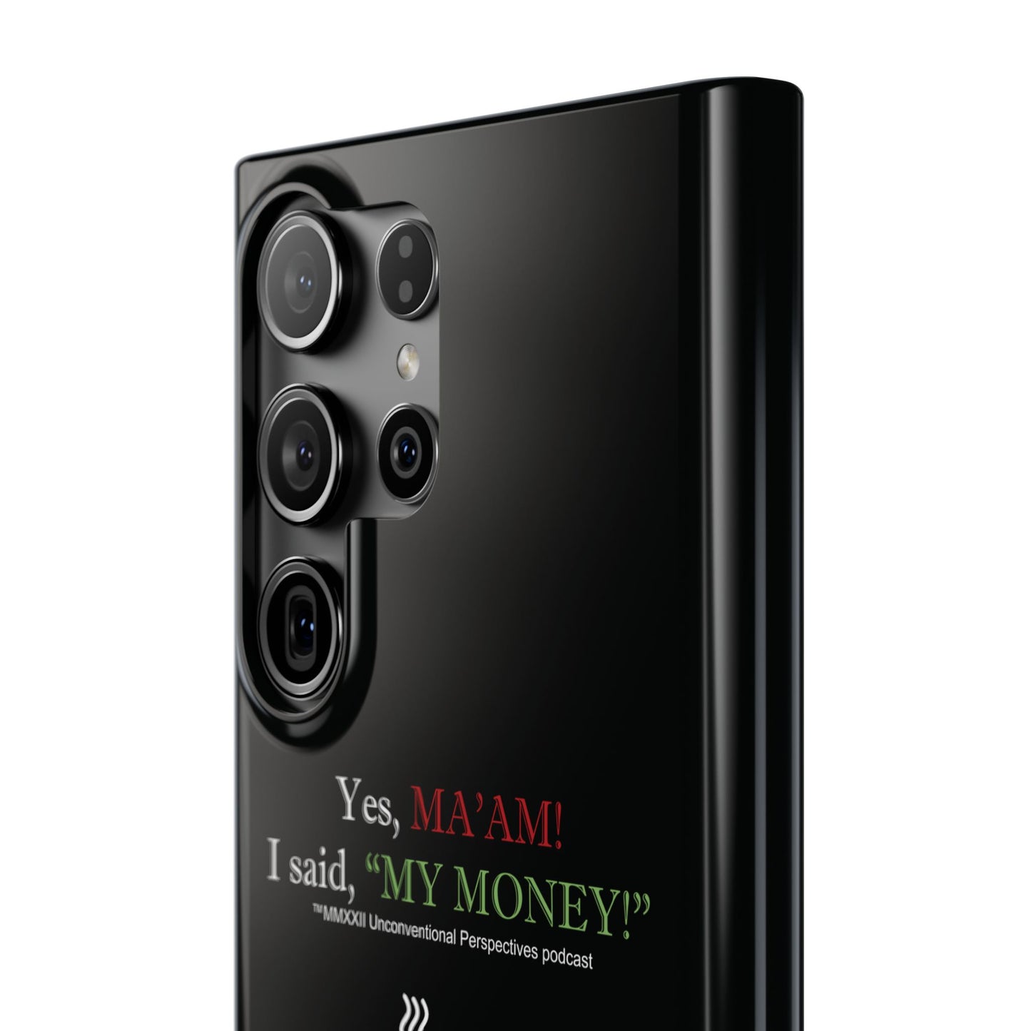 Ma'am My Money Slim Cases, Black - WL