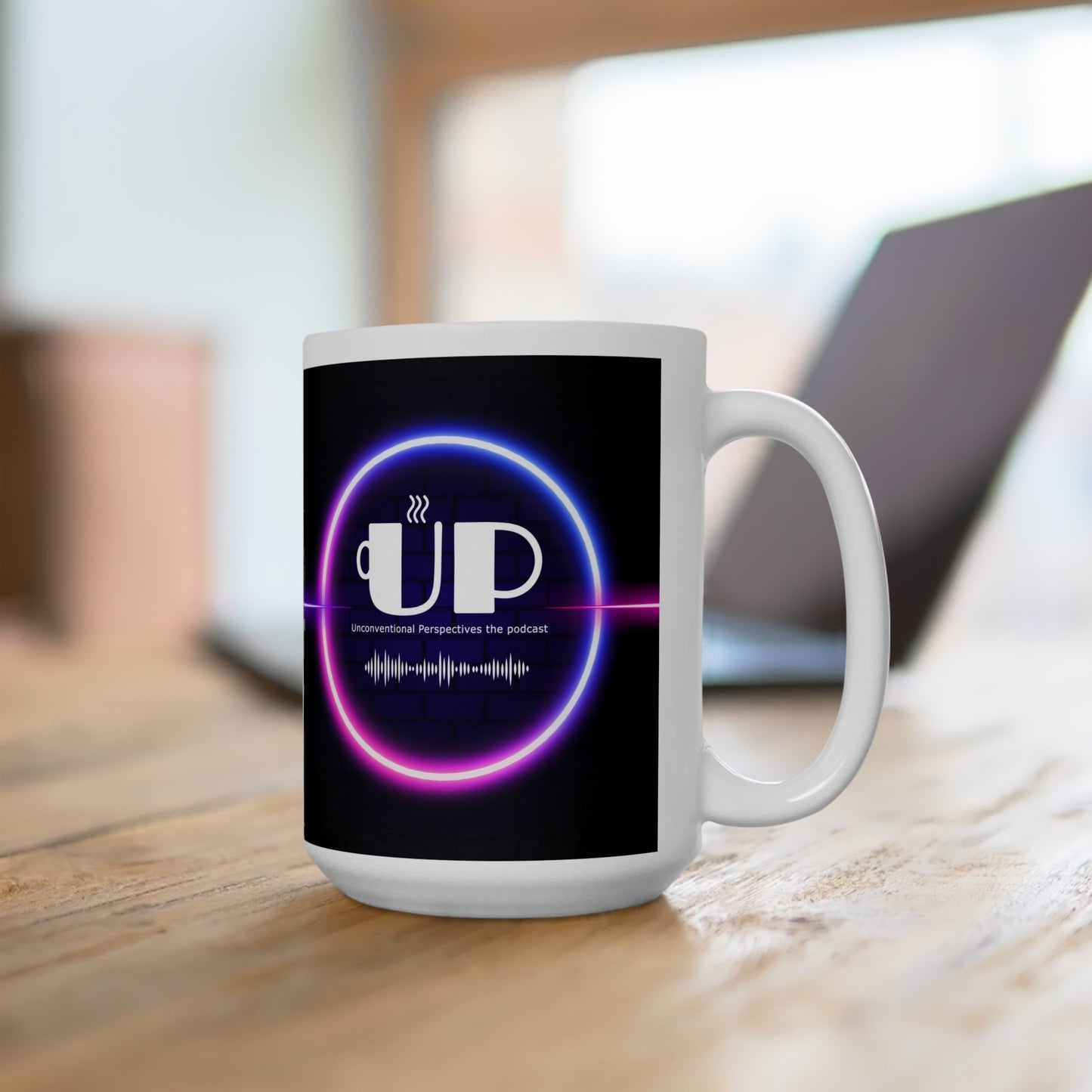 UP the Podcast Signature Line - Ceramic Mug 11oz or 15 oz