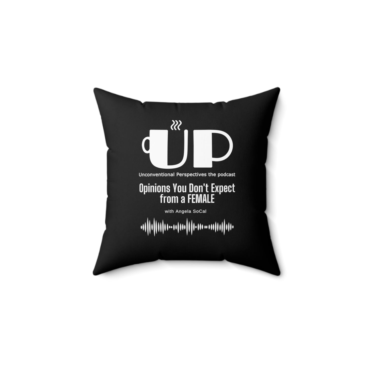 Bitch My Money Spun Polyester Square Pillow, Black - WL