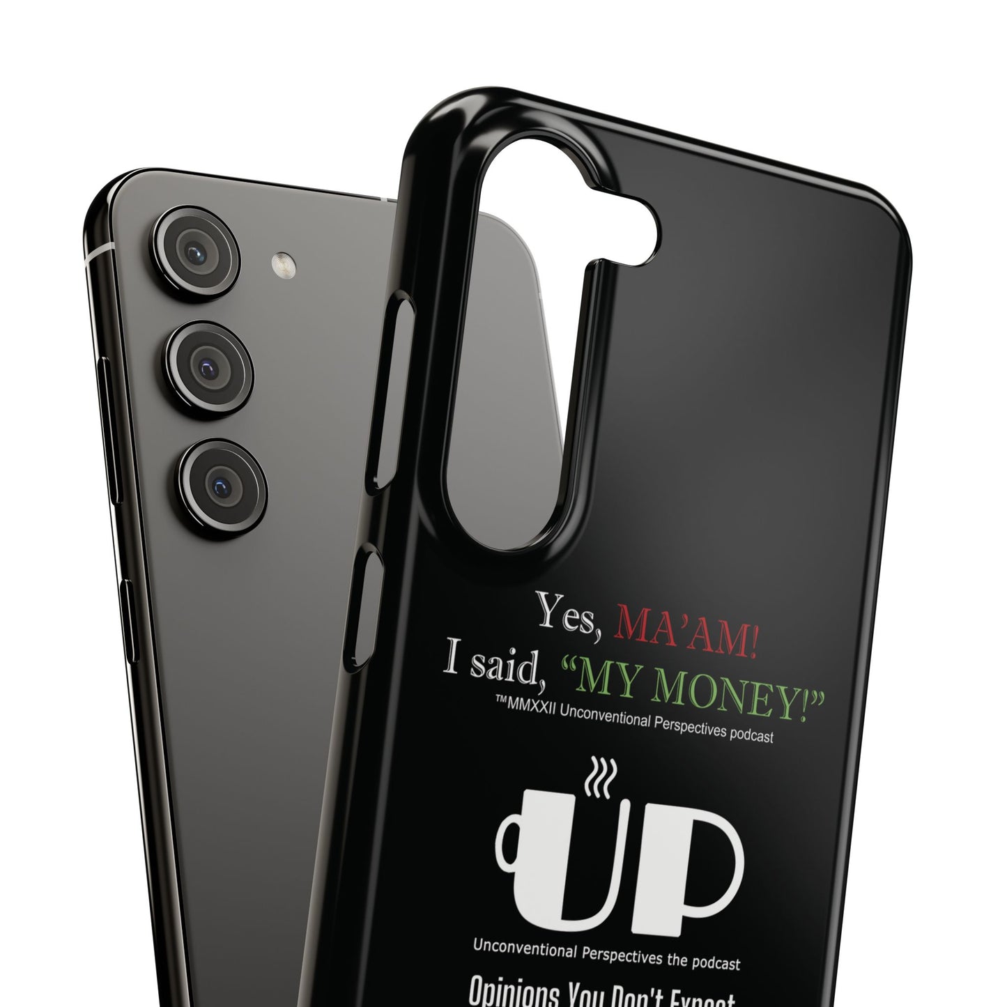 Ma'am My Money Slim Cases, Black - WL