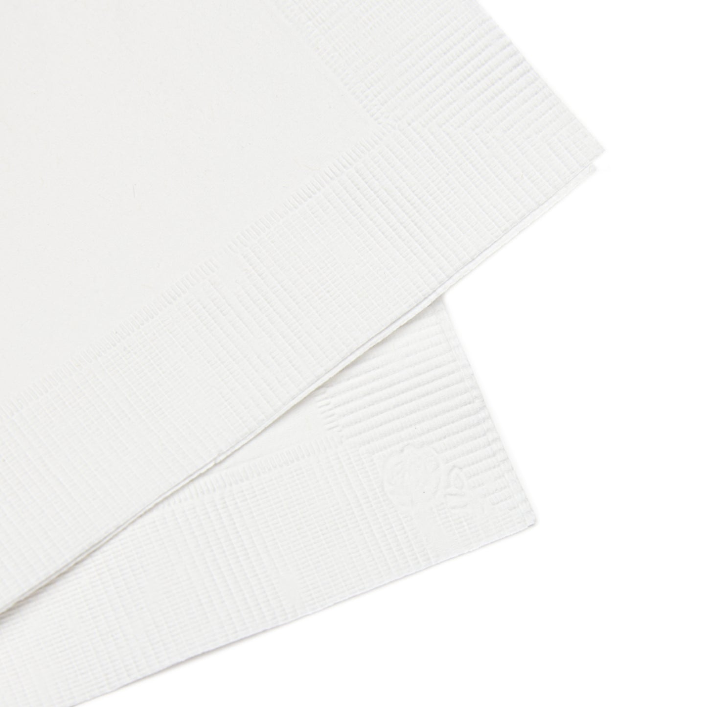 Ma'am My Money White Coined Napkins, White - BL