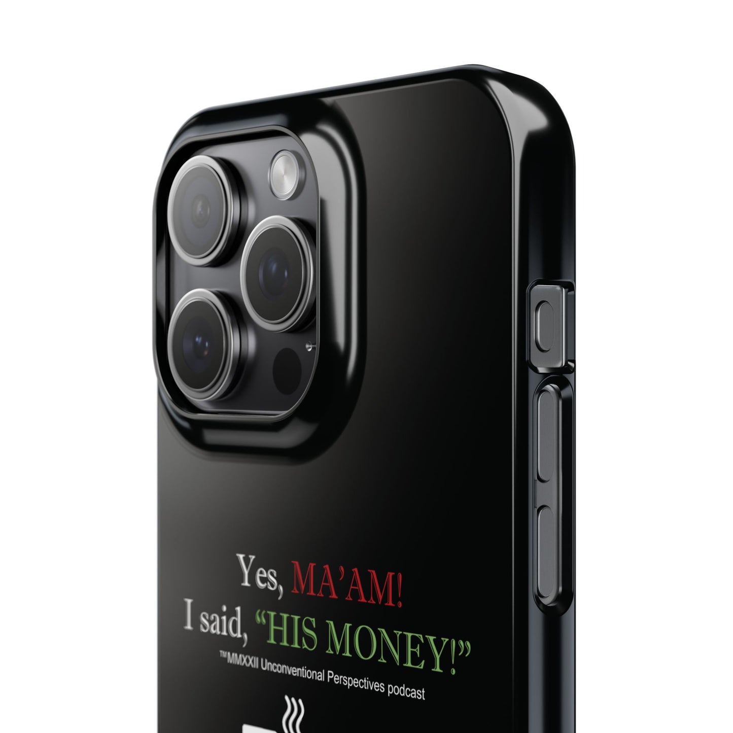 Ma'am His Money Slim Cases, Black - WL