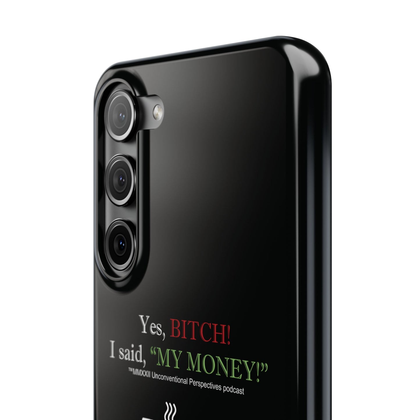 Bitch My Money Slim Cases, Black - WL